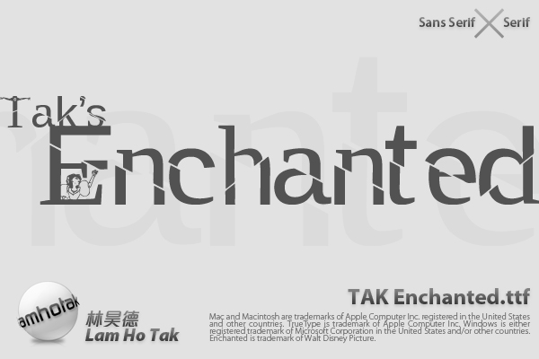 TAK Enchanted Font