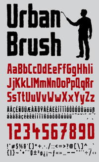 Urban Brush Font