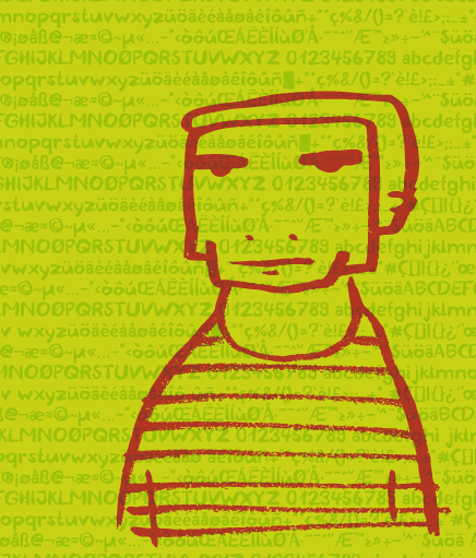 Blemished Font