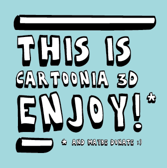 Cartoonia 3D Font