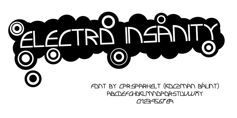Electro Insanity Font