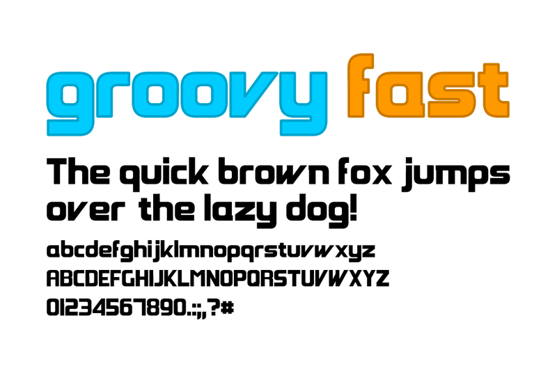 Groovy Fast Font