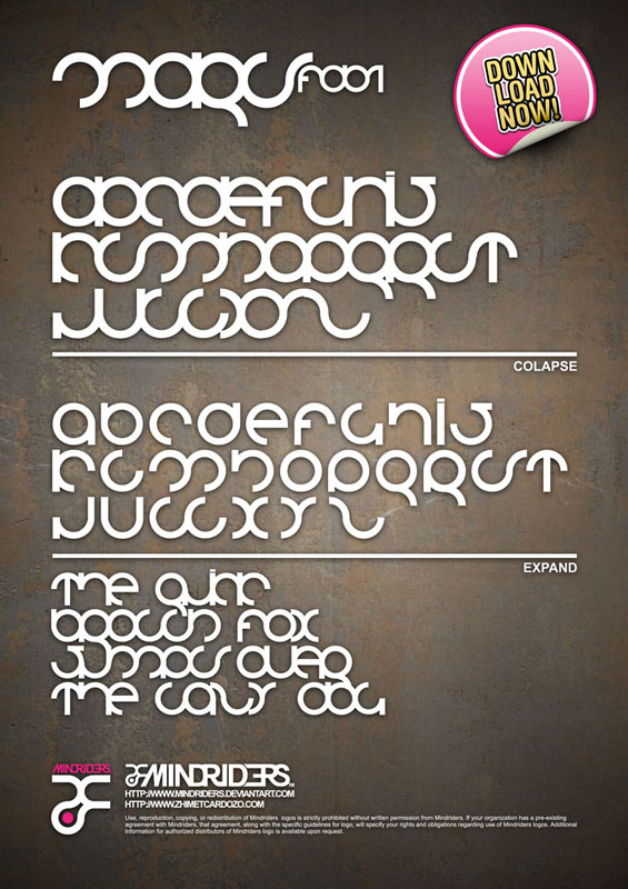 MDRS-FD01 Font