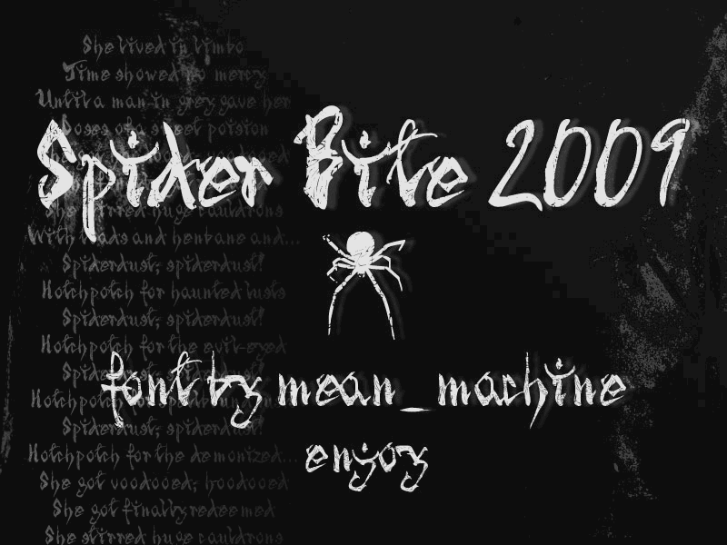 Spider Bite Font