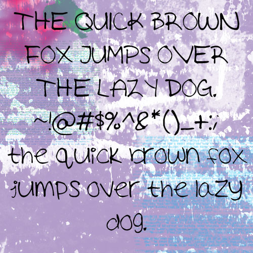 Ashley's Handwriting Font