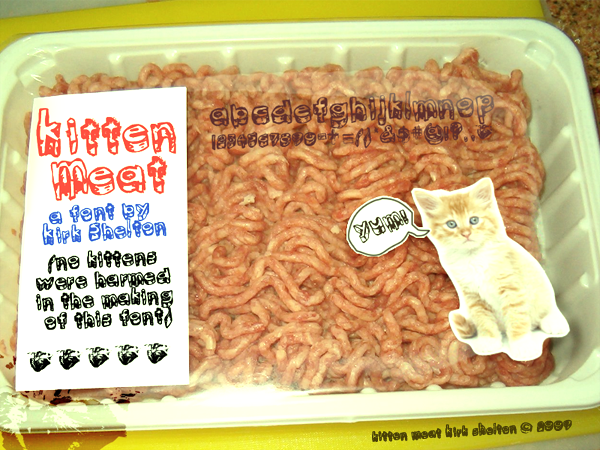 kitten meat Font
