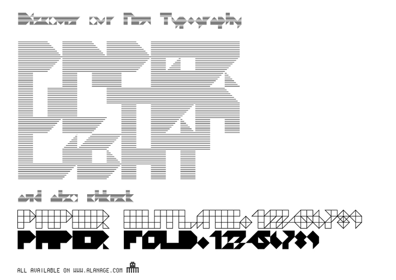 Paper Font