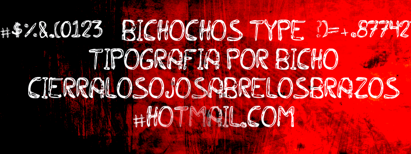 Bichochos Type Font