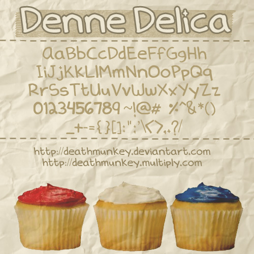 Denne Delica Font