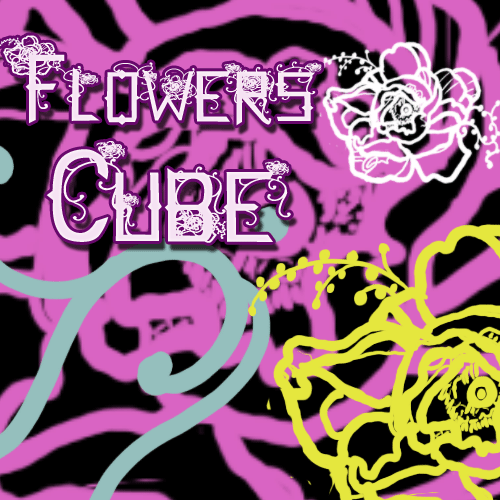 Flowers Cube Font