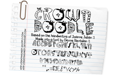 Crown Doodle Font