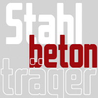 Stahlbetontraeger Font