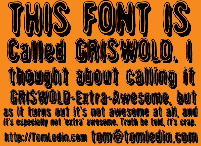 Griswold Font