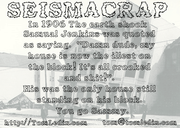 Seismacrap Font