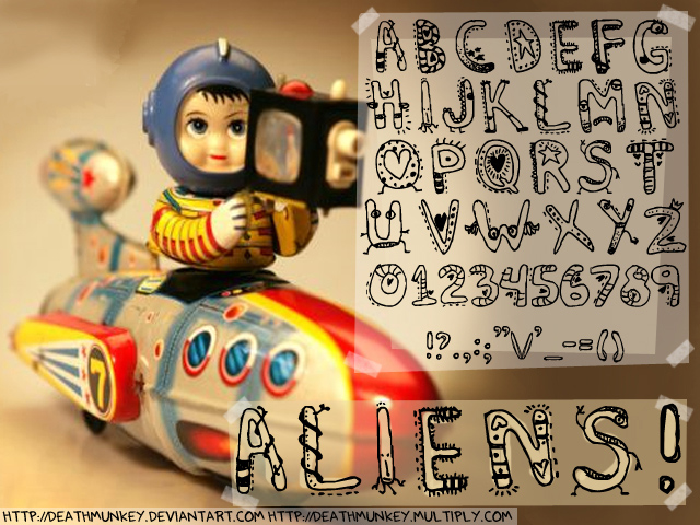 Denne's Aliens Font