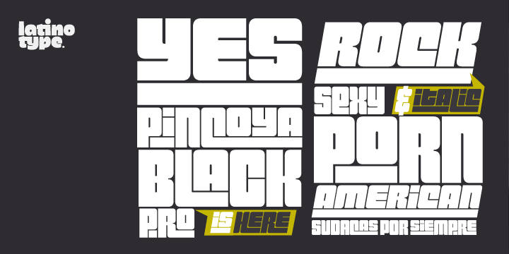 Pincoya Black Font