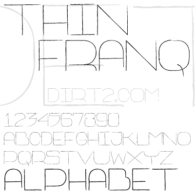 Thin Franq Font