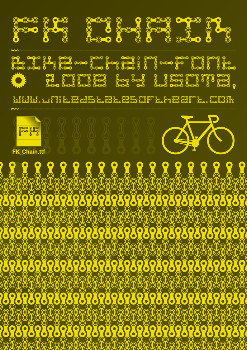 FK Chain Font