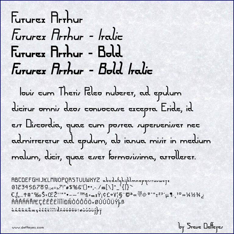 Futurex Arthur Font