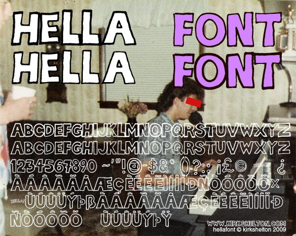 hellafont Font