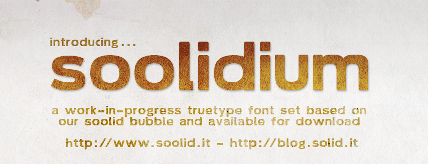 Soolidium Font