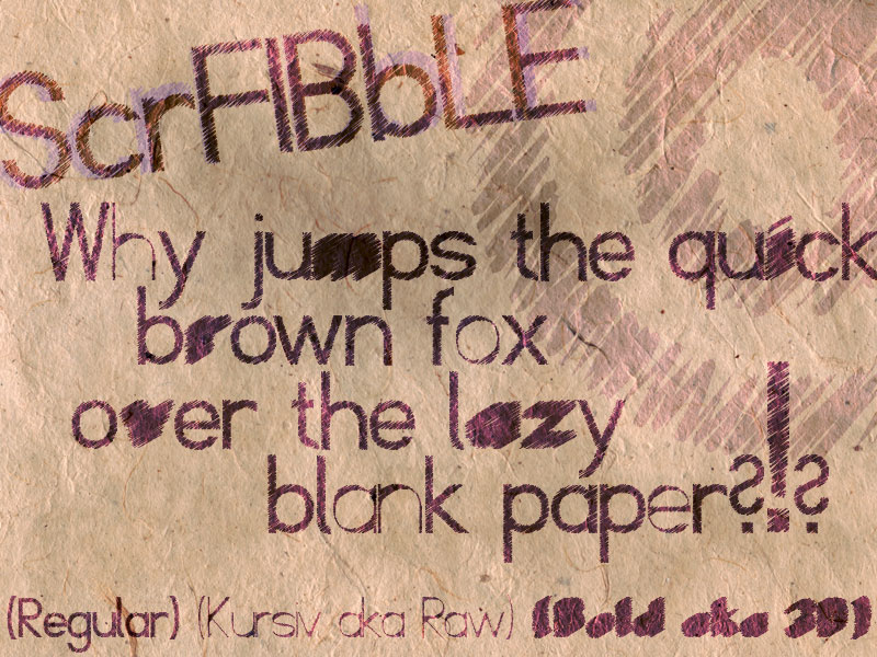 ScrFIBbLE Font