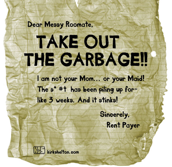 Take Out The Garbage Font