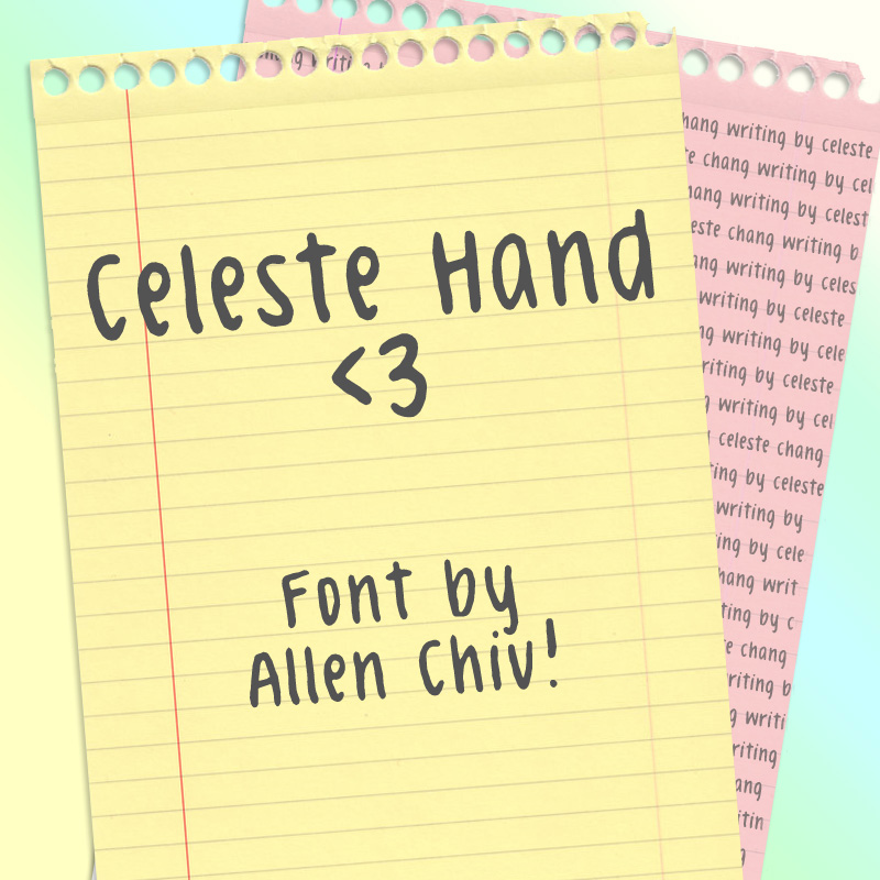 Celeste Hand Font