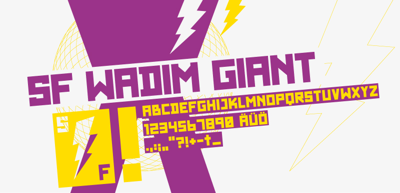 Wadim Giant Font