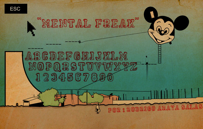 Mental Freak Font