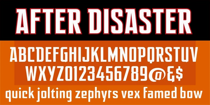 After Disaster Font