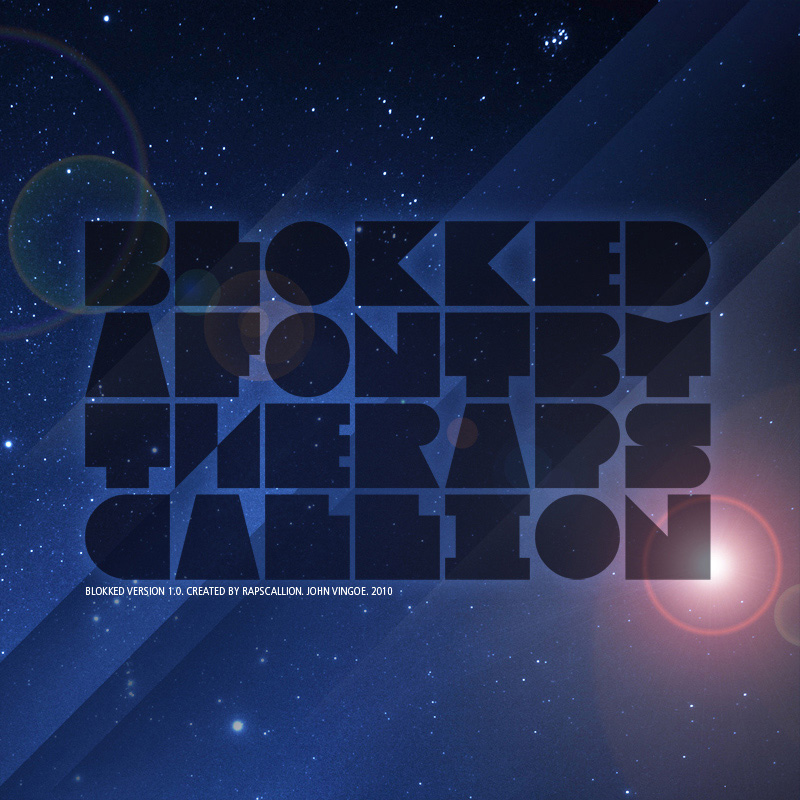 Blokked Font