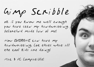 Gimp Scribble Font