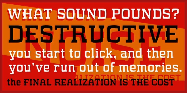 What Sound Pounds? Font