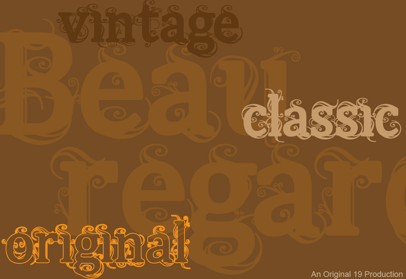 Beauregard Font
