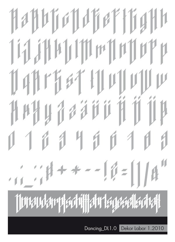 Dancing DL Font