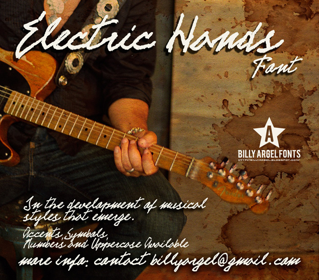 Electric Hands Font