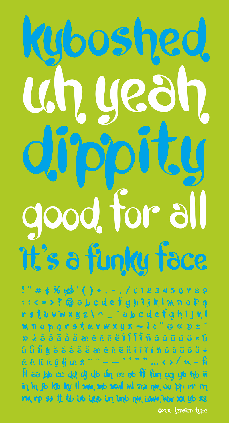Kyboshed Font