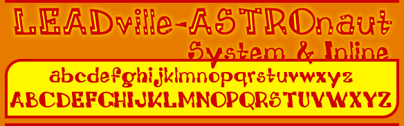LEADville ASTROnaut System Font