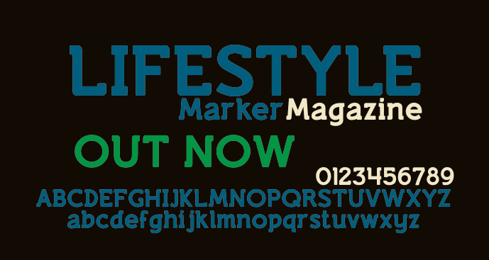 Lifestyle Marker M54 Font