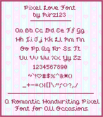 Pixel Love Font