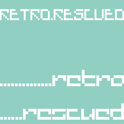 Retro Rescued Font