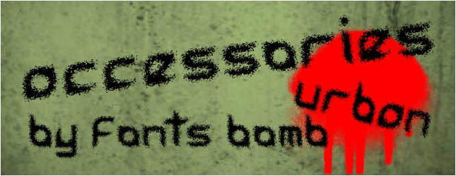 Accessories Urban Font