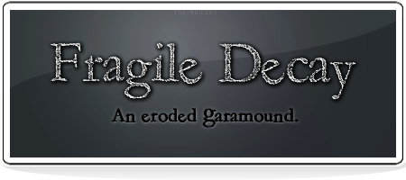 Fragile Decay Font