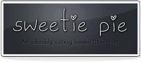 Sweetie Pie Font
