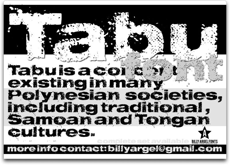 Tabu Font