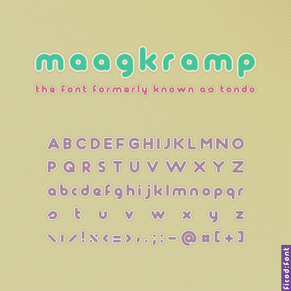 Maagkramp Font