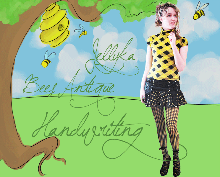 Jellyka BeesAntique Handwriting Font