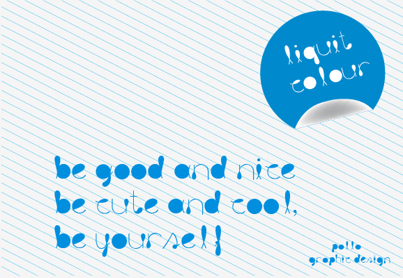 Liquit Colour Font