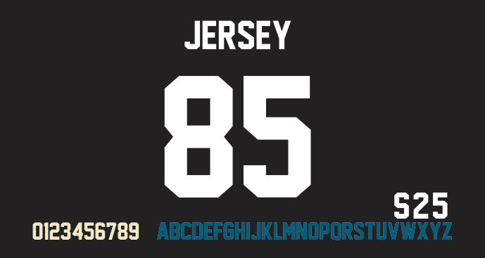 Jersey M54 Font